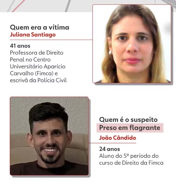 Polícia acredita que aluno assassinou professora em faculdade de Porto Velho por ter sido rejeitado
