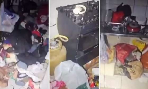 Vídeo mostra crianças de 2, 4 e 7 anos em casa insalubre; vizinha passava comida pela janela