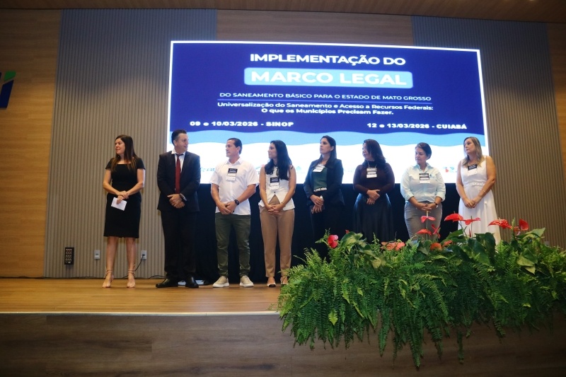 Inicia em Sinop encontro sobre o Marco Legal do Saneamento Básico em Mato Grosso