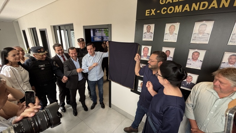 Sinop inaugura sala de monitoramento e recebe viatura para Patrulha Maria da Penha