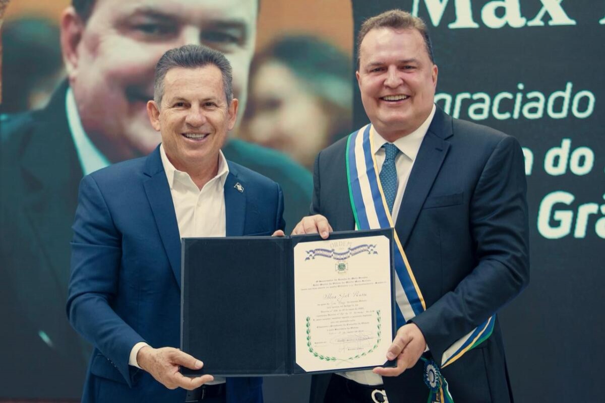 Max Russi recebe Medalha Grã-Cruz, a mais alta honraria de Mato Grosso