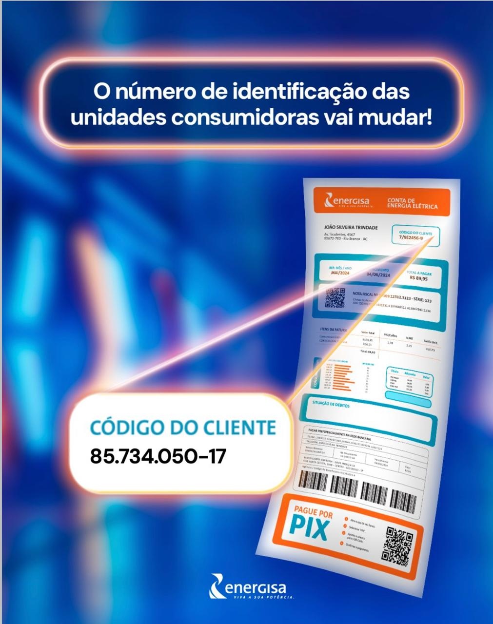 Clientes Energisa terão unidades consumidoras com numeração padronizada