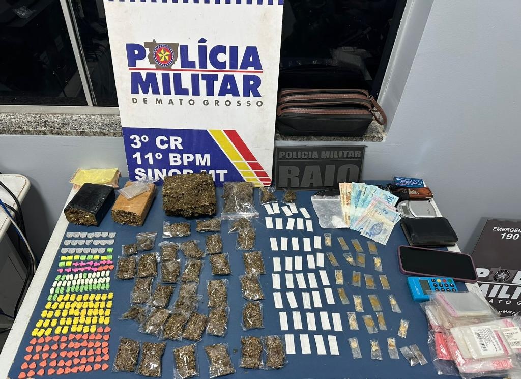 Homem é sequestrado e torturado por facção em Sinop; Polícia ainda apreende 431 porções de drogas