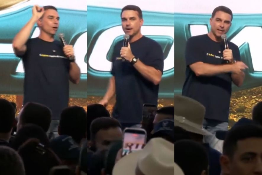 Flávio acena ao agro, promete Ferrogrão e detona PT: 'Mãos sujas'