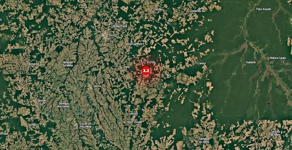 Feliz Natal registra cinco tremores de terra