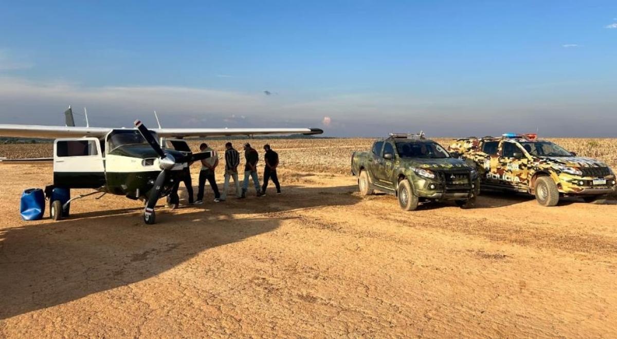 Operação apura furto de avião usado por traficantes em MT