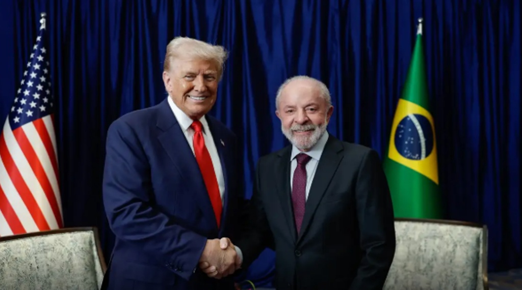 Comércio e crime organizado serão temas da reunião entre Lula e Trump