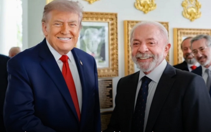 Trump chama Lula de 'presidente dinâmico' e diz que reunião foi muito boa