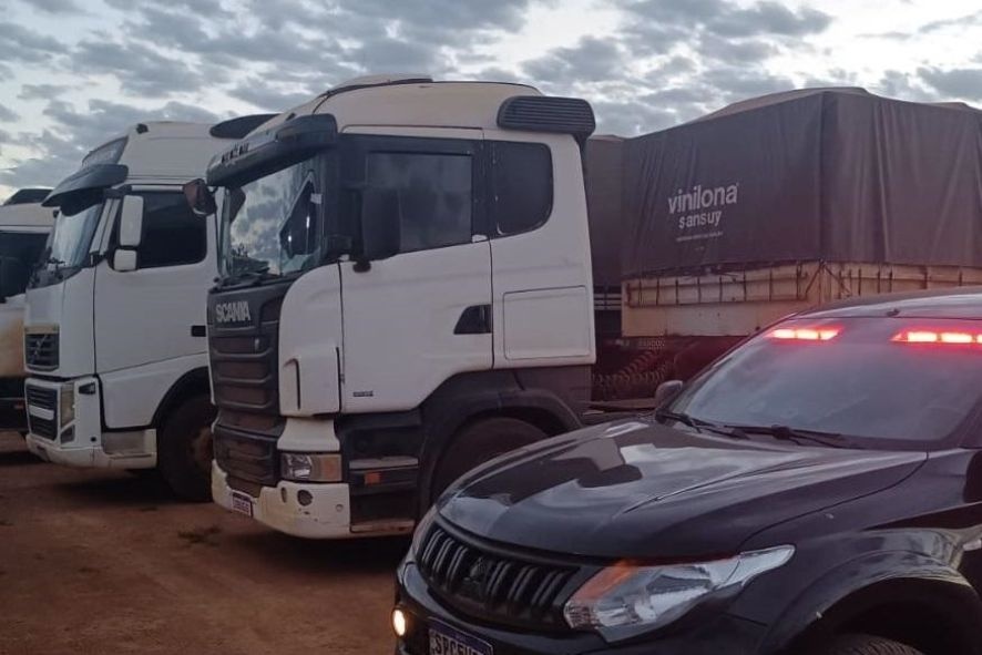 Polícia prende 5 por furto de R$ 500 mil em cargas de soja em MT