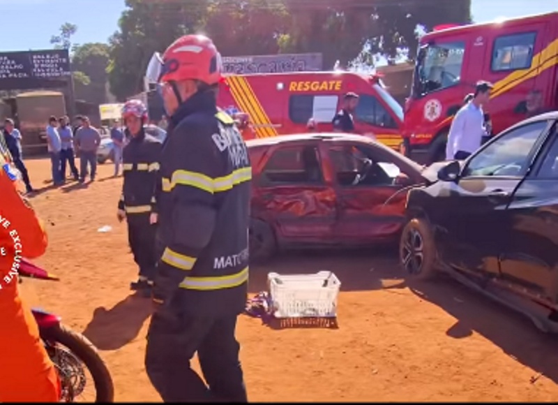 Grave acidente na BR-163 em Sinop deixa quatro feridos, dois em estado grave
