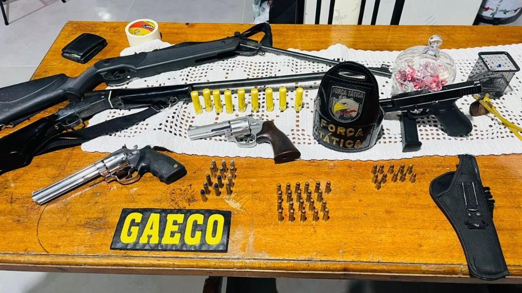 Força Tática apreende cinco armas de fogo e 74 munições durante abordagens em Sinop
