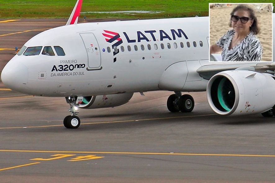 Mulher que viajava para MT morre após cair de escada de avião