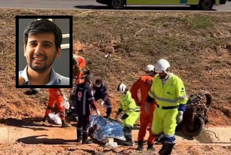 Empresário perde controle de moto esportiva em curva e morre na BR-163 entre Sorriso e Sinop