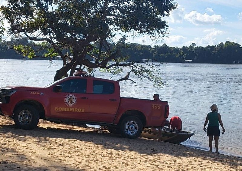 Homem morre ao tentar atravessar rio Teles Pires a nado em Alta Floresta