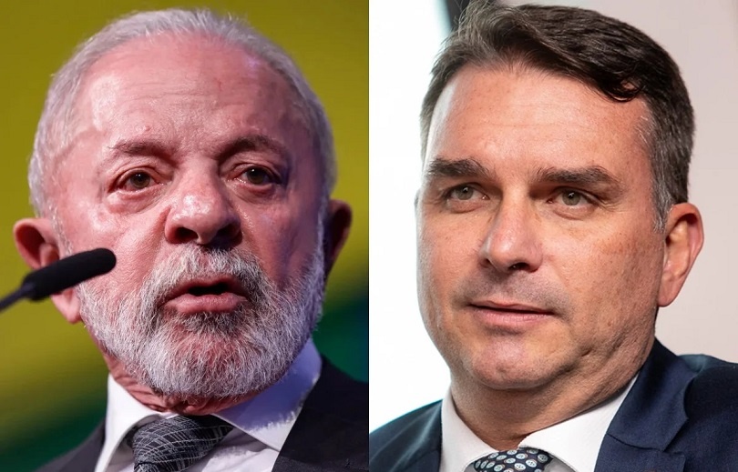 Lula e Flávio Bolsonaro estarão em Mato Grosso no mesmo dia