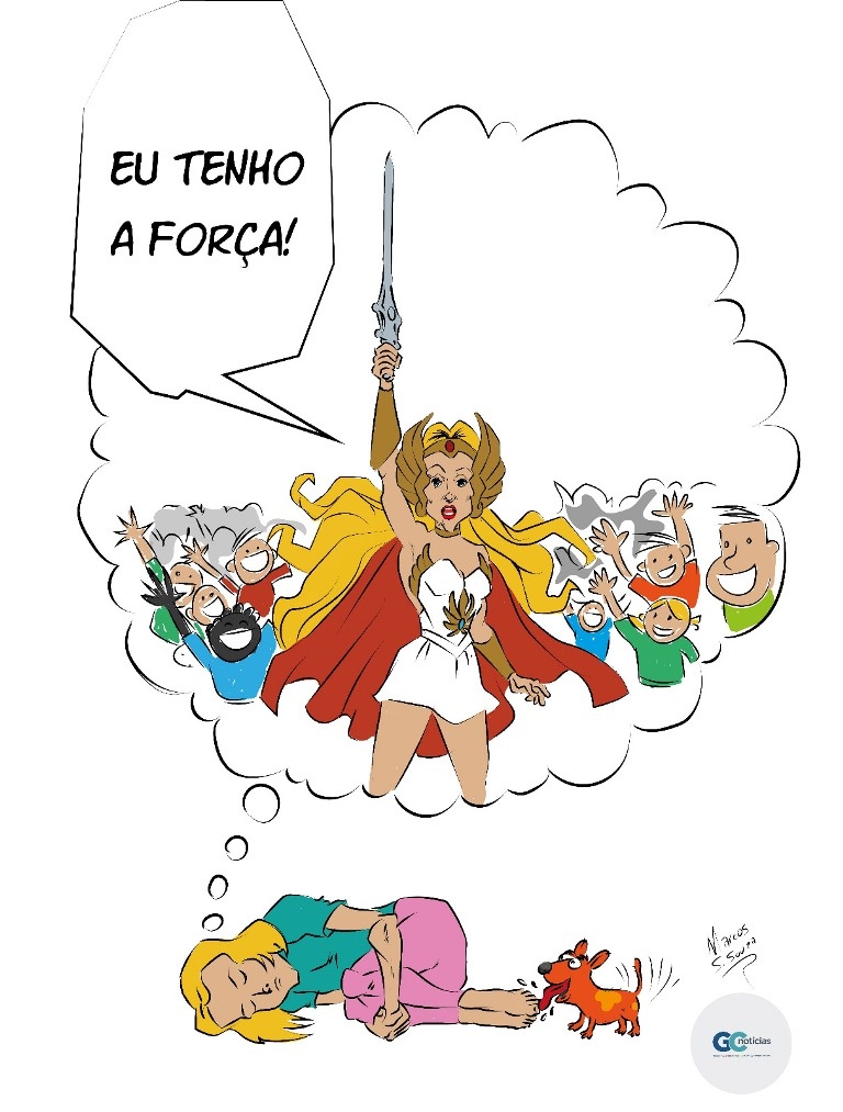 A dama enferrujou