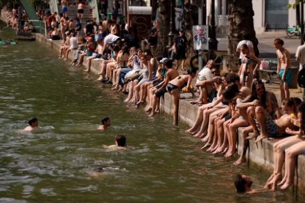 Onda de calor extremo provoca 40 mortes por afogamento na França em 5 dias