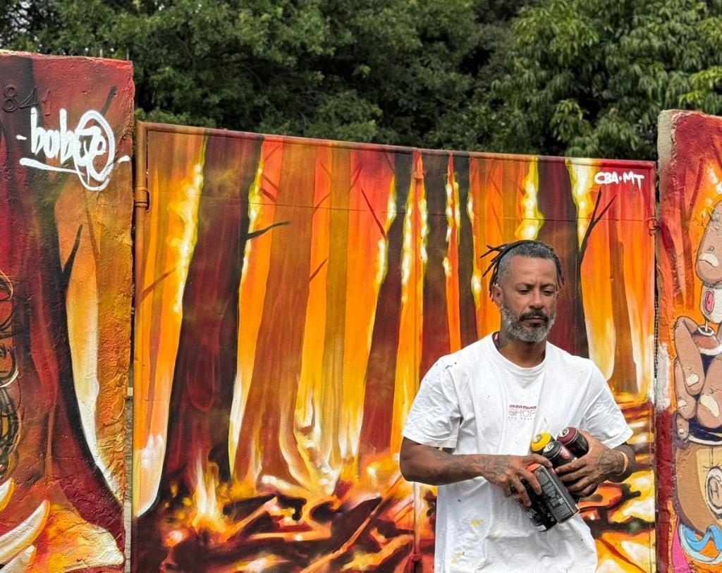 Artista de MT assina identidade visual do Circuito Brasileiro de Skate