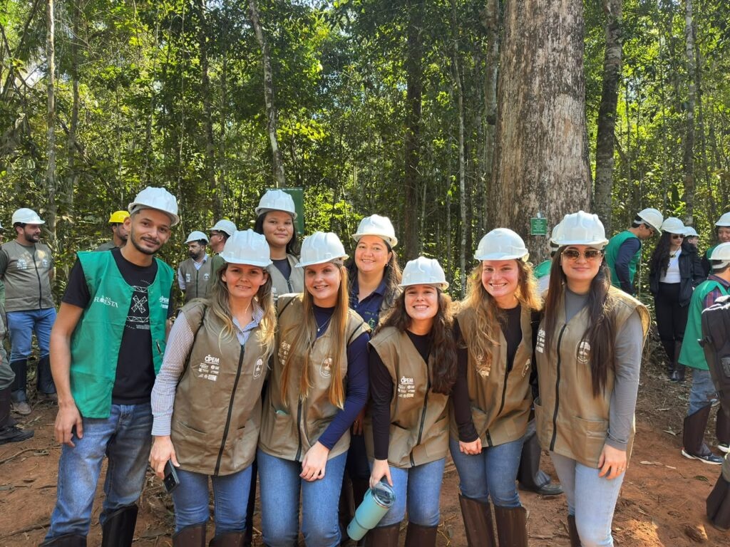 Estudantes de engenharia florestal conhecem manejo no Dia na Floresta