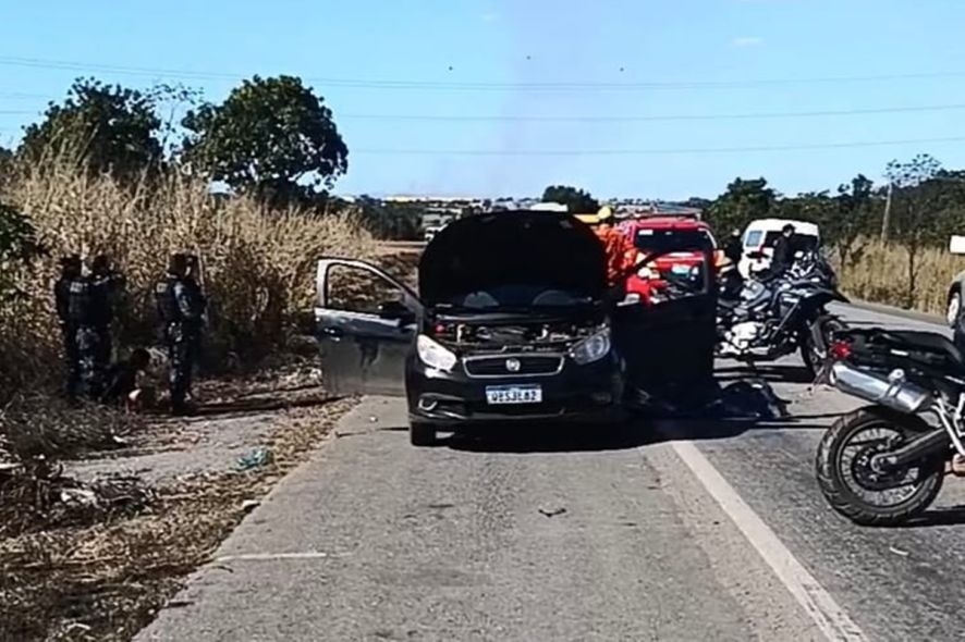 Acusado de roubo reage e morre em confronto com a PM na BR-070
