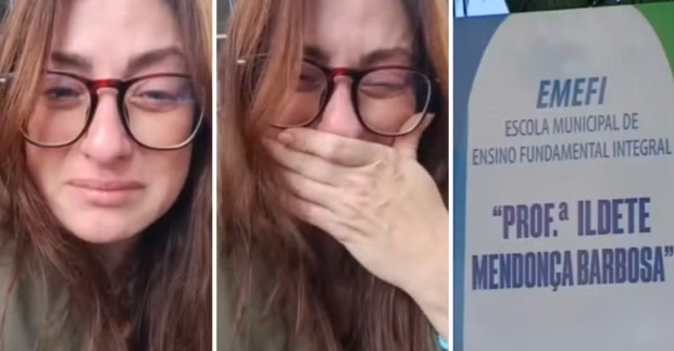 Professora denuncia que aluno colocou vidro na água dela em escola de SP