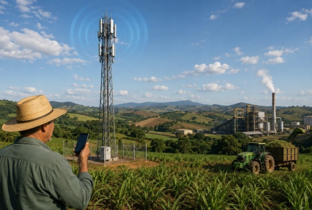 Conectividade 4G e 5G no campo cresce 81% no Brasil e acelera digitalização do agronegócio