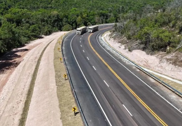 Curva considerada crítica da Serra do Cachimbo é eliminada após obra na BR-163
