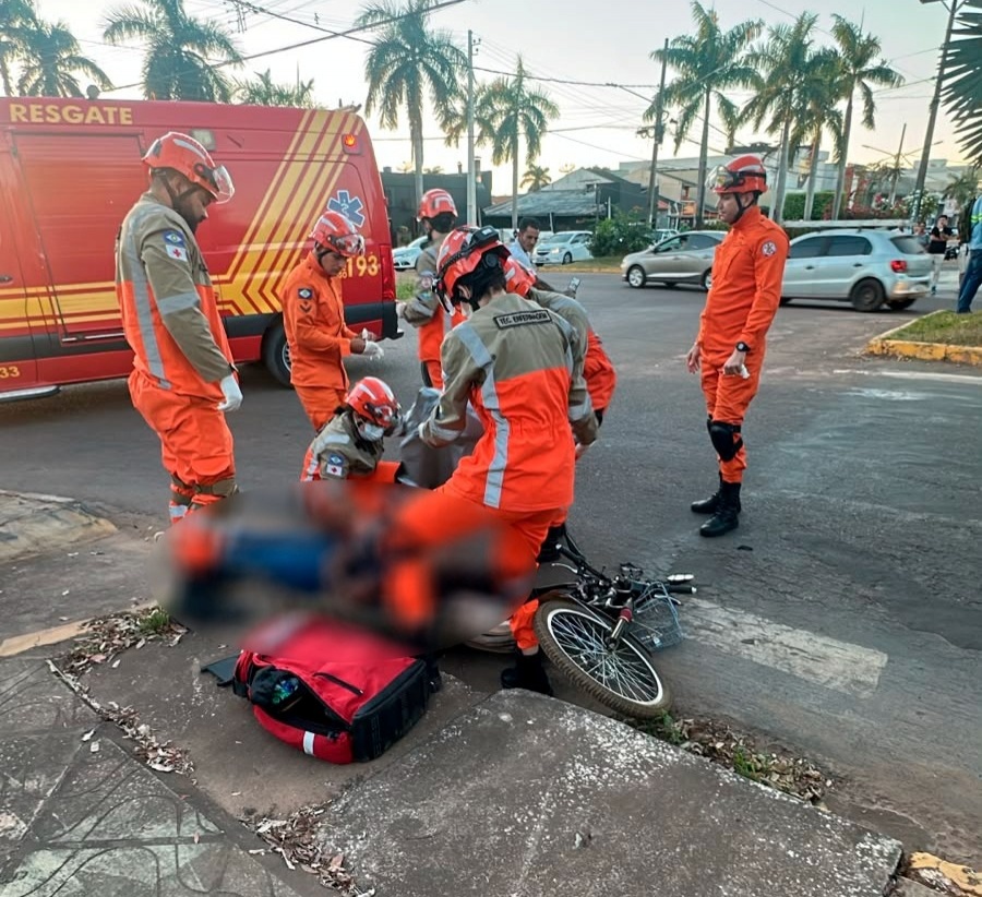 Jovem morre atropelada por carreta em cruzamento de avenidas em Sinop