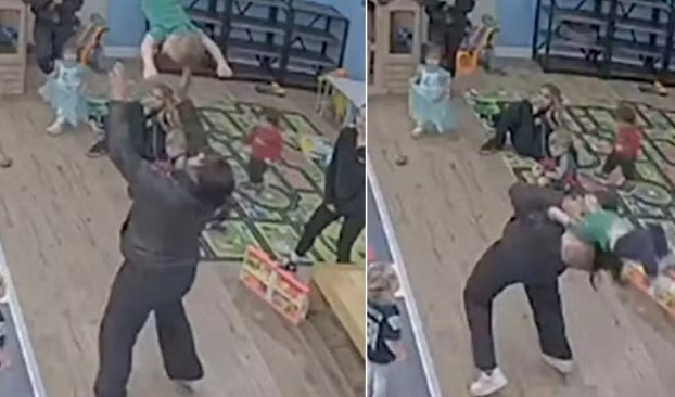 Menino sofre lesão cerebral após cair ao ser jogado para o alto por funcionária de parquinho infantil