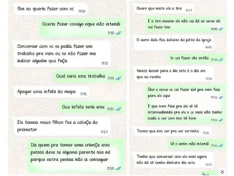 Adolescente descobre plano da mãe para matar funcionária e salva vítima