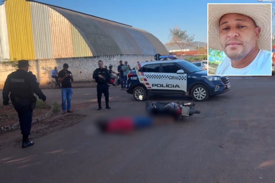 Homem é morto enquanto levava filho de 5 anos para escola em MT